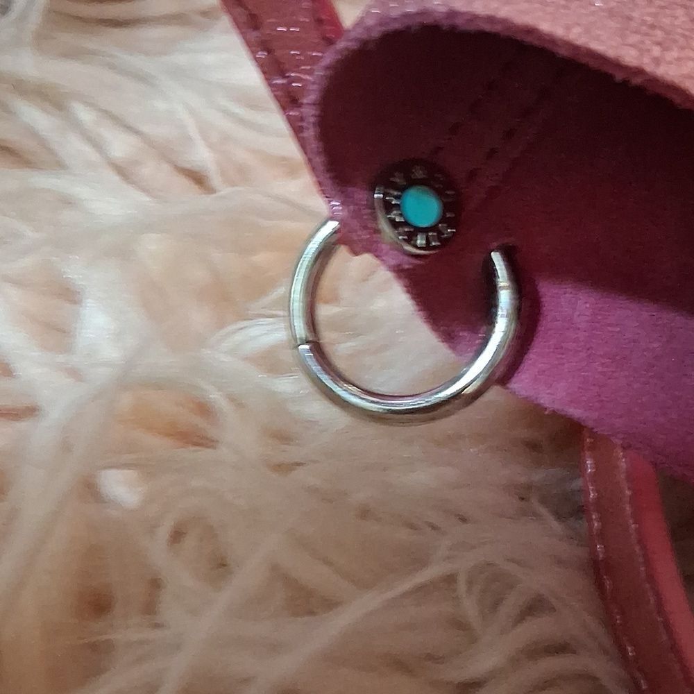NWOT TIFFANY & CO  Pink Women's Reversible Suede And Pink Metallic Bag - Picture 8 of 13